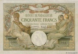 50 Francs MADAGASCAR  1948 P.038 VF