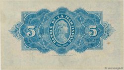 5 Francs MARTINIQUE  1942 P.16b MBC+