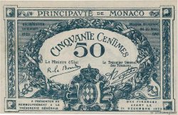 50 Centimes MONACO  1920 P.03a SC+