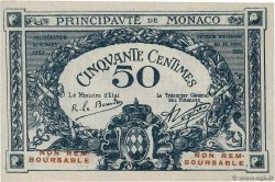 50 Centimes Essai MONACO  1920 P.03r UNC-