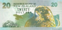20 Dollars Petit numéro NEW ZEALAND  1994 P.183a UNC