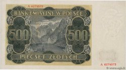 500 Zlotych POLONIA  1940 P.098 FDC