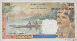 20 NF sur 1000 Francs Union Française SAINT PIERRE AND MIQUELON  1964 P.34 VF