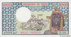 1000 Francs CIAD  1978 P.03b