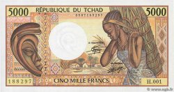 5000 Francs CHAD  1984 P.11 UNC