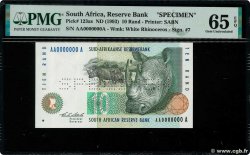 10 Rand Spécimen SUDÁFRICA  1993 P.123as FDC