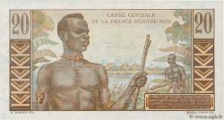 20 Francs Émile Gentil AFRIQUE ÉQUATORIALE FRANÇAISE  1946 P.22 fST