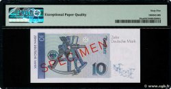 10 Deutsche Mark Spécimen GERMAN FEDERAL REPUBLIC  1989 P.38as UNC