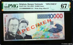 10000 Francs Spécimen BELGIEN  1997 P.152s ST