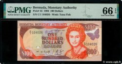 100 Dollars BERMUDAS  1996 P.45 ST