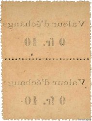 10 Centimes COSTA DE MARFIL  1920 P.05 FDC