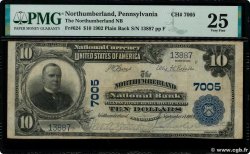 10 Dollars UNITED STATES OF AMERICA Northumberland 1902 Fr.624 VF