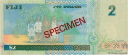 2 Dollars Spécimen FIDSCHIINSELN  1996 P.096s ST
