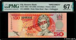 50 Dollars Spécimen FIDSCHIINSELN  1996 P.100s1 ST