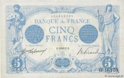 5 Francs BLEU FRANCIA  1917 F.02.47 MBC+