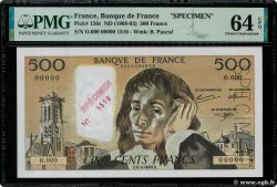 500 Francs PASCAL Spécimen FRANCIA  1991 F.71.01Spn SC+