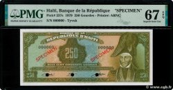 250 Gourdes Spécimen HAITI  1979 P.237s UNC