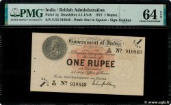 1 Rupee INDIA  1917 P.001g UNC-