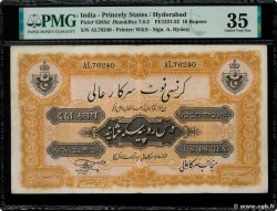 10 Rupees INDIA  1920 PS.265d VF+