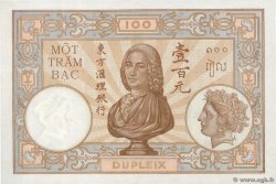 100 Piastres INDOCINA FRANCESE  1936 P.051d q.AU