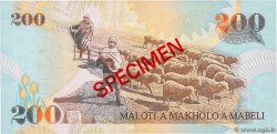 200 Maloti Spécimen LESOTHO  1994 P.20as UNC