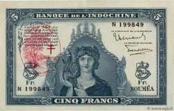 5 Francs NEUE HEBRIDEN  1945 P.05 VZ