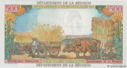 10 NF sur 500 Francs Pointe à Pitre ISLA DE LA REUNIóN  1971 P.54b SC