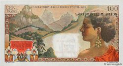 2 NF sur 100 Francs La Bourdonnais SAN PEDRO Y MIGUELóN  1960 P.32 FDC