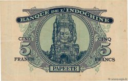 5 Francs TAHITI  1944 P.19a TTB+