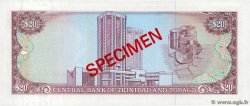 20 Dollars Spécimen TRINIDAD UND TOBAGO  1985 P.39cs fST+