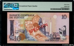 10 Dinars Spécimen TUNISIA  1973 P.72s FDC