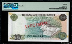 10 Dinars Spécimen TUNESIEN  1980 P.76s fST+