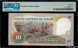 10 Dinars Spécimen TUNESIEN  1986 P.84s ST