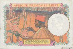 5 Francs FRENCH EQUATORIAL AFRICA Brazzaville 1941 P.06a XF+