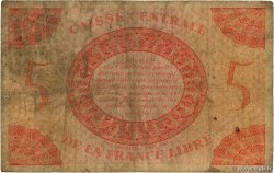 5 Francs FRENCH EQUATORIAL AFRICA Brazzaville 1944 P.10a G