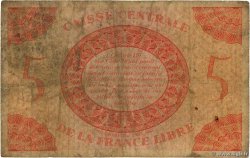 5 Francs AFRIQUE ÉQUATORIALE FRANÇAISE Brazzaville 1944 P.10a RC