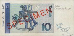 10 Deutsche Mark Spécimen GERMAN FEDERAL REPUBLIC  1989 P.38as VZ