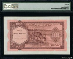 1000 Francs DEMOKRATISCHE REPUBLIK KONGO  1962 P.002a fST