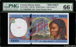 10000 Francs Spécimen ESTADOS DE ÁFRICA CENTRAL
  1994 P.305Fas FDC