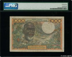 1000 Francs STATI AMERICANI AFRICANI  1959 P.403Da BB