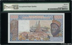 5000 Francs WEST AFRIKANISCHE STAATEN  1984 P.407Dd ST