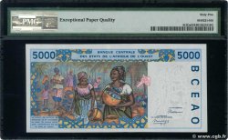 5000 Francs STATI AMERICANI AFRICANI  1992 P.413Da FDC