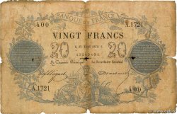 20 Francs type 1871 FRANCE  1873 F.A46.04 B