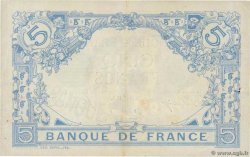 5 Francs BLEU FRANCIA  1912 F.02.05 q.SPL