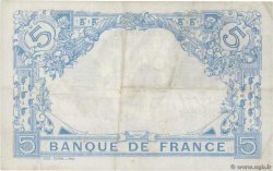 5 Francs BLEU FRANKREICH  1916 F.02.45 fVZ