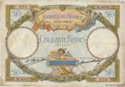 50 Francs LUC OLIVIER MERSON Grand numéro FRANCE  1930 F.15.04 pr.TB