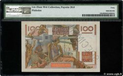 100 Francs JEUNE PAYSAN Spécimen FRANKREICH  1945 F.28.01Sp fVZ