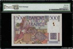 500 Francs CHATEAUBRIAND FRANCIA  1945 F.34.01 SC+