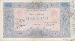 1000 Francs BLEU ET ROSE FRANKREICH  1923 F.36.39 SS