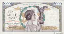 5000 Francs VICTOIRE FRANCE  1934 F.44.01 TTB+